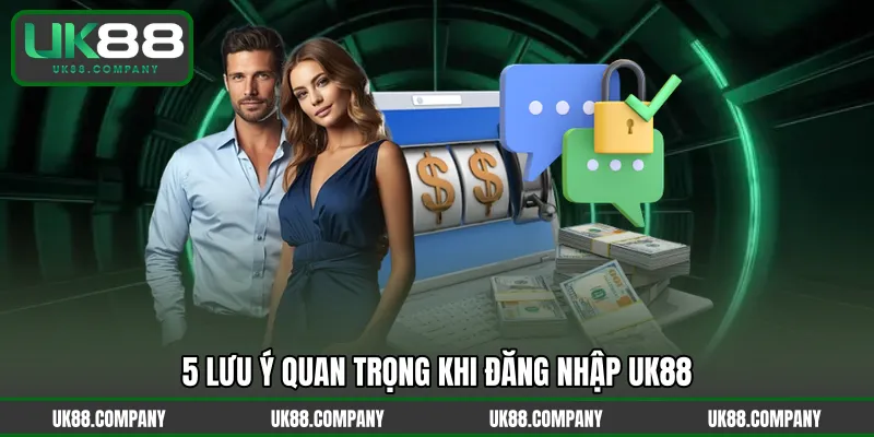 5 lưu ý quan trọng khi đăng nhập UK88
