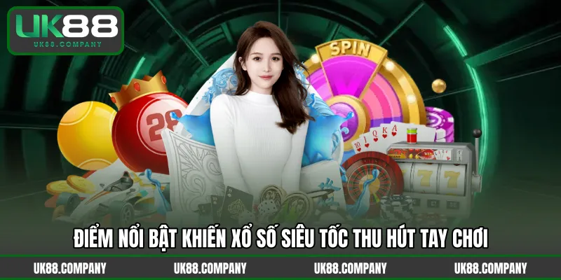 Điểm nổi bật khiến xổ số siêu tốc thu hút tay chơi