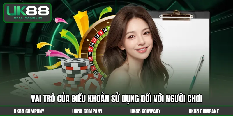Vai trò của điều khoản sử dụng đối với người chơi